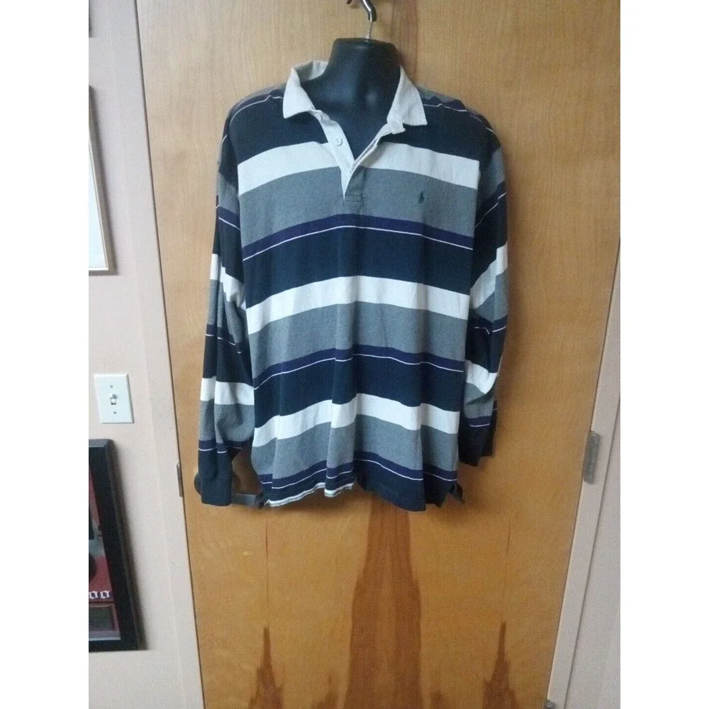 Polo Sport Ralph Lauren Men XXL Long Sleeve Color Block